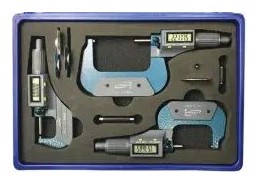 iGaging Electronic.micrometer iP40 0.00005"/0.001mm Micro USB Data iP40 0-3"