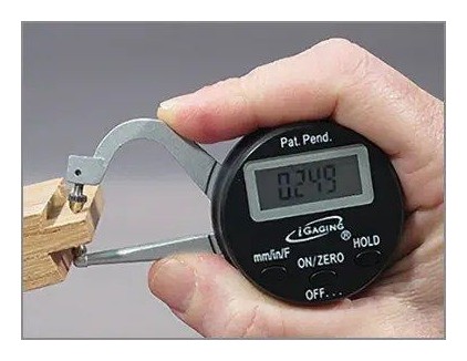 iGaging Digital Mini Thickness Gage 0-1" 0.001"/0.01mm/1/64" # 35-MT1