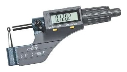 iGaging Digital Tubing Micrometer iP40, with Micro USB Data 0-1"/0.00005"/0.01mm