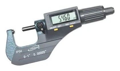 iGaging iP54 Digital Micrometer with Twin Ball Anvils Micro USB Data