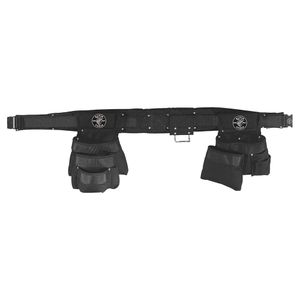 Klein Electrician's Padded Tool Belt/Pouch Combo, 11-Pocket, 4-Piece, XL # 5709XL