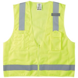 Klein Klein Safety Vests Safety Vest, High-Visibility Reflective Vest, XL