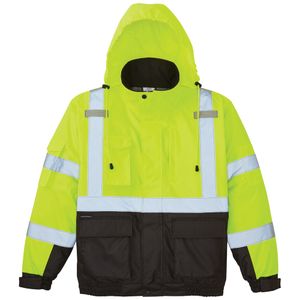 Klein High-Visibility Winter Bomber Jacket, 2XL # 60501