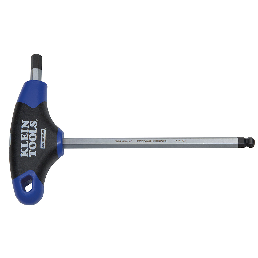 Klein 10 mm Ball-End Hex Key, Journeyman T-Handle, 6-Inch # JTH6M10BE