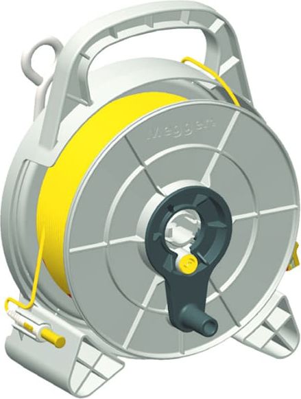 Megger DET2/3 Test Lead Cable Reel, 20 m Yellow # 1010-842