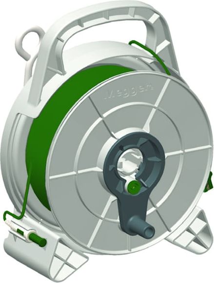 Megger DET2/3 Test Lead Cable Reel, 60 m Green # 1010-849