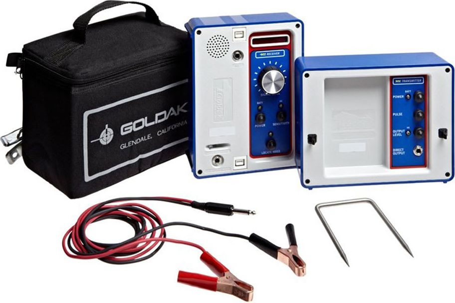 Megger 656902 Split-Box Pipe and Cable Locator complete kit with carrying case, receiver, transmitter, leads and probe