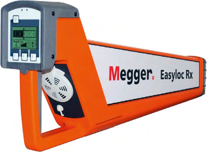 Megger Easyloc RX Standard - Receiver Set 50 Hz/R/33 kHz with Depth Measurement