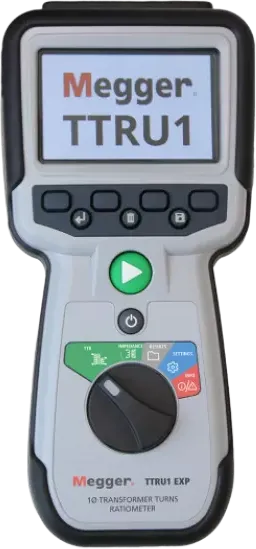 Megger TTRU1 handheld transformer turns ratiometer