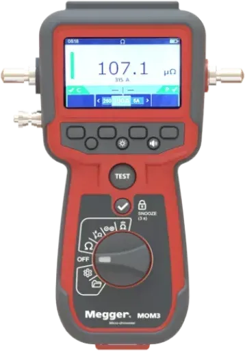 Megger MOM3 Handheld micro-ohmmeter
