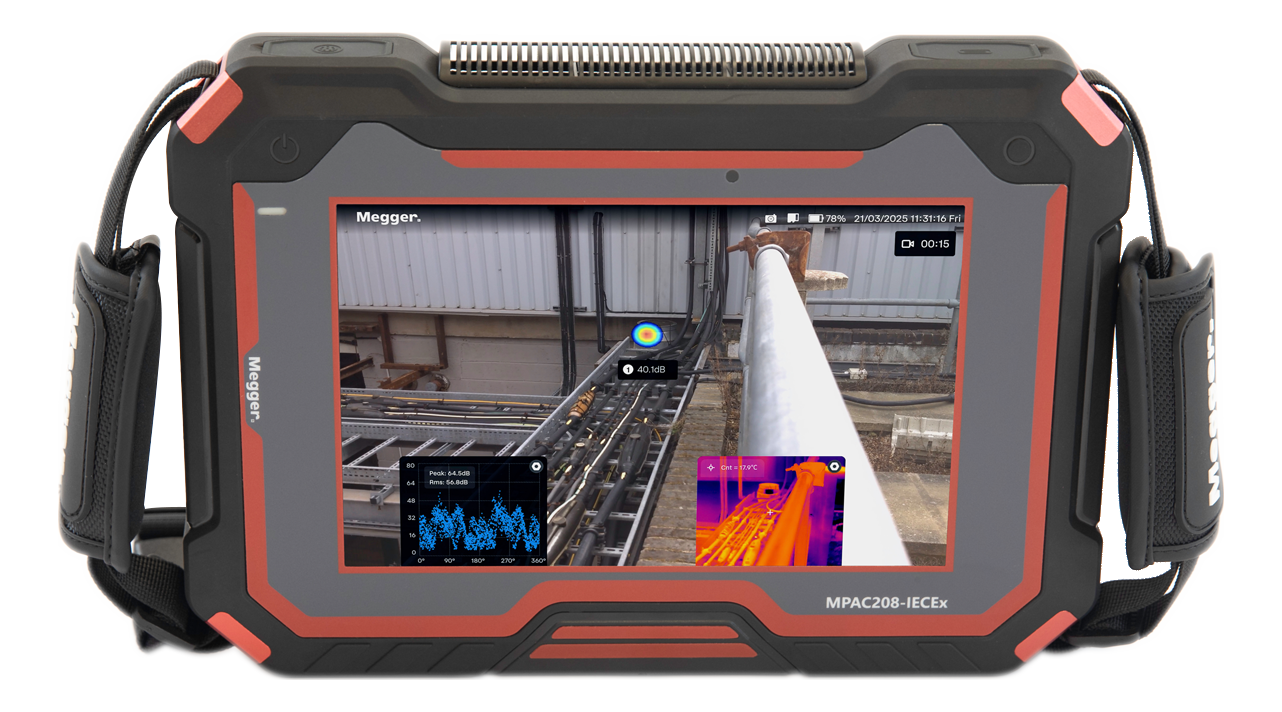 Megger MPAC208-IECEx acoustic imaging camera