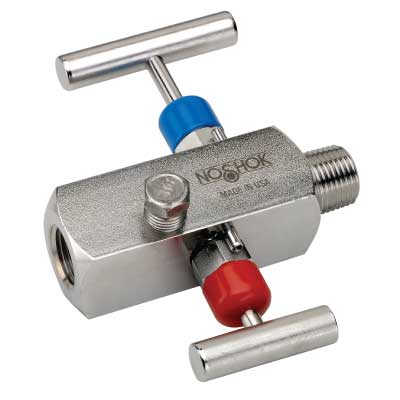 NOSHOK 2070 Series 2-Valve Block & Bleed Valves, Hard Seat