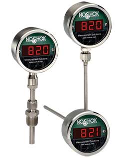 NOSHOK 820-823 Series Digital Temperature Indicator