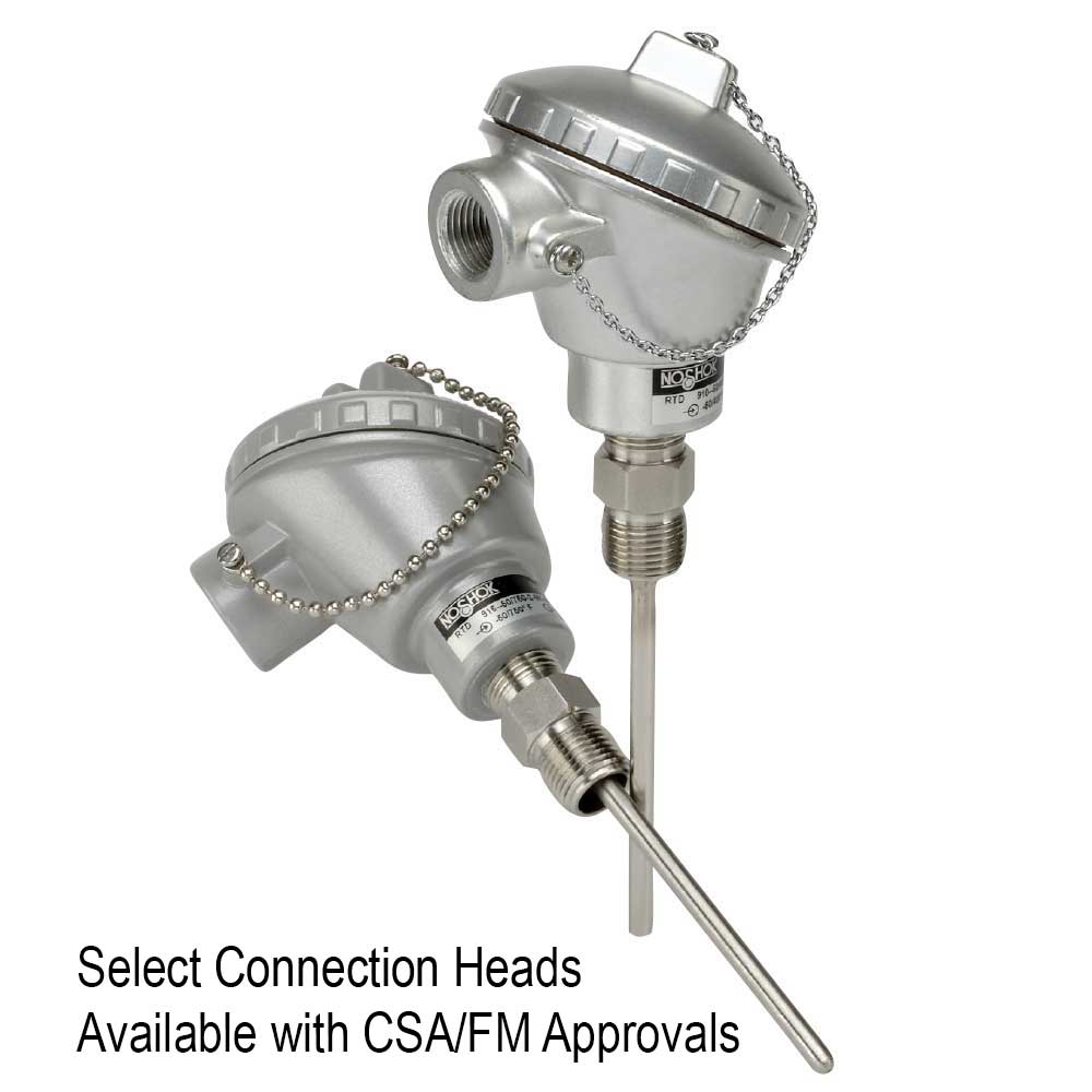 NOSHOK 910/915 Series RTD with Connection Head
