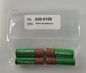PIE Four-Pack Rechargeable NiMH "AA" Batteries # PIE-020-0105