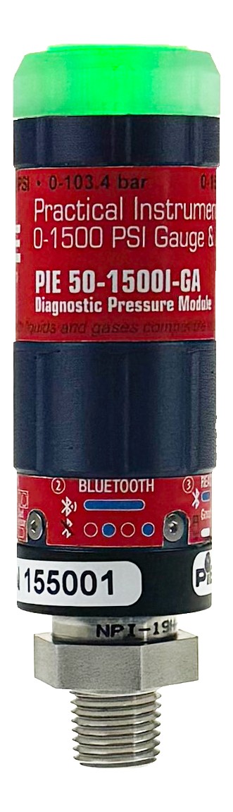 PIE PM-50 wireless diagnostic pressure module, 0-1500 PSI