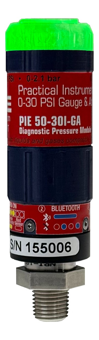 PIE PM-50 wireless diagnostic pressure module, 0-30 PSI