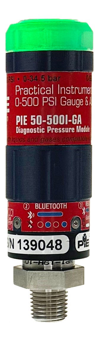 PIE PM-50 wireless diagnostic pressure module, 0-500 PSI