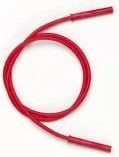 Pomona Electronics 2 mm Safety Sheathed Patch Cords, PVC, 39 in (100CM), (Black) # 72919-39-0