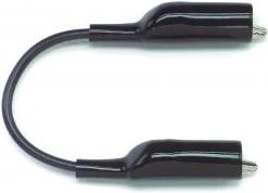 Pomona Electronics Alligator Clip Patch Cord (Black) # AL-B-12-0