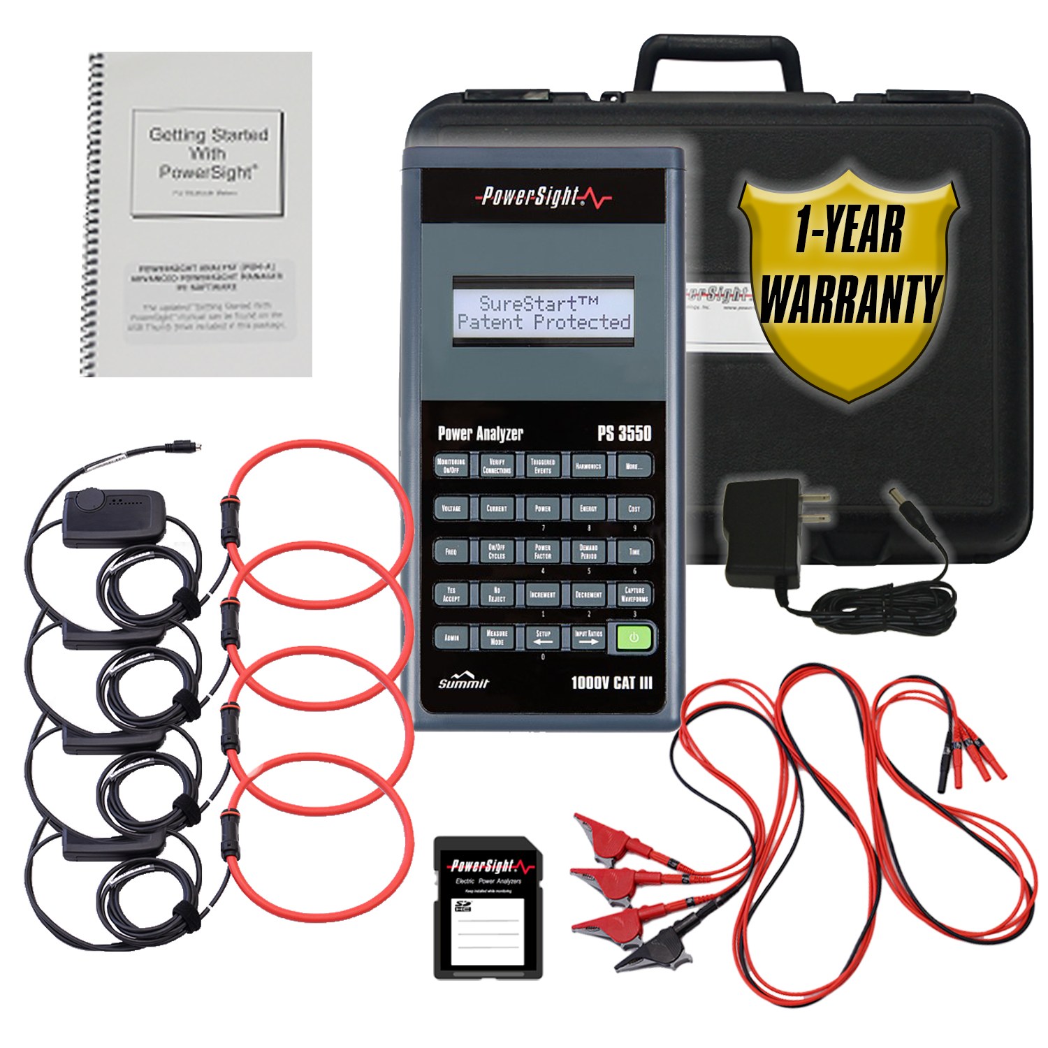 PowerSight PS3550 Power Analysis System, eFX6000 Probes