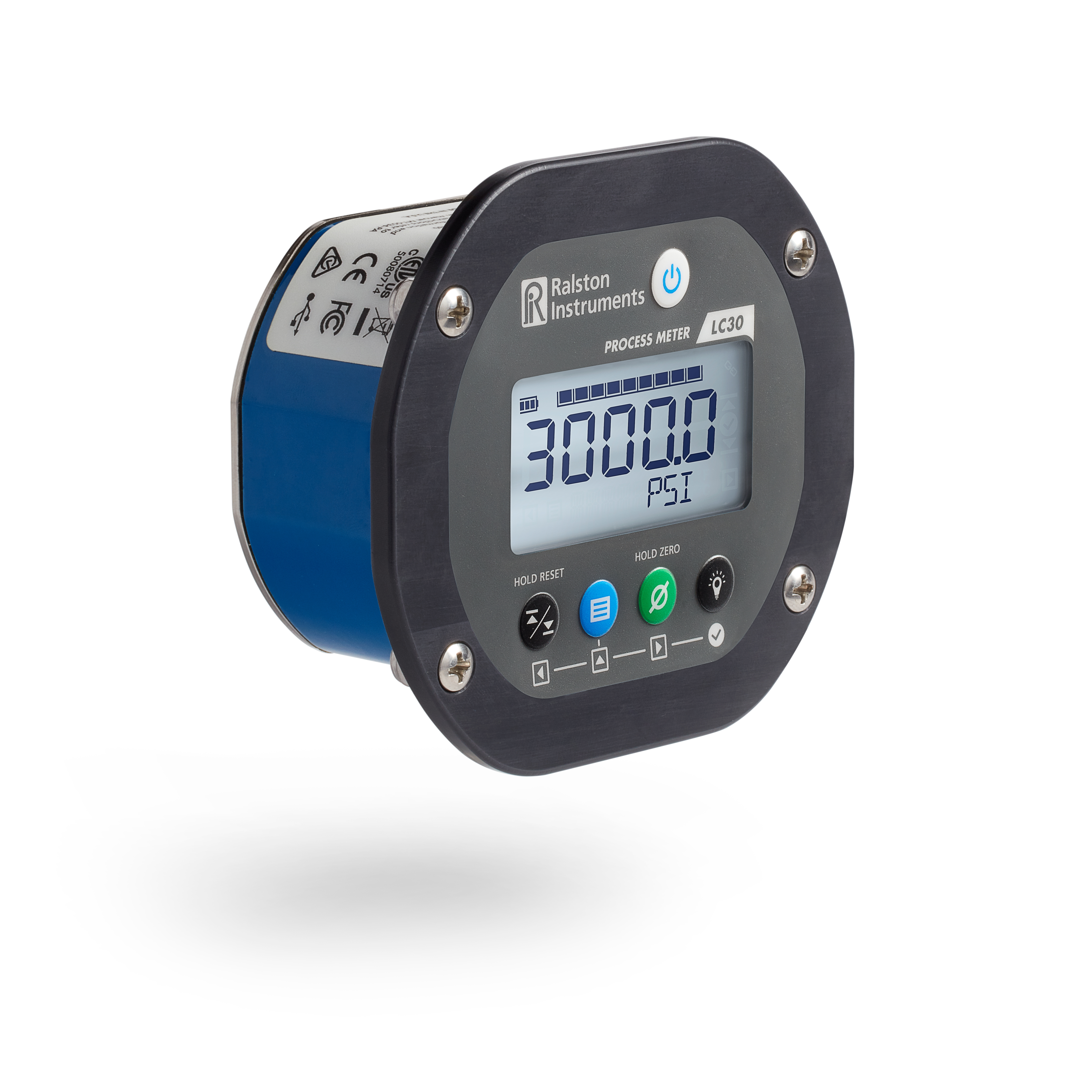 Ralston LC30 Panel Mount Digital Pressure Gauge