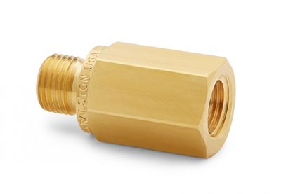 Ralston 1/8" Female NPT x Male Quick-Test, No Check-Valve, Brass # QTHA-1FB0