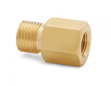 Ralston G 1/8" Female BSPP (ISO 228/1) x Male Quick-Test, No Check-Valve, Brass # QTHA-1FB0-RG