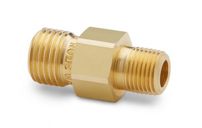 Ralston 1/8" Male NPT x Male Quick-Test, with Check-Valve, Brass # QTHA-1MB1