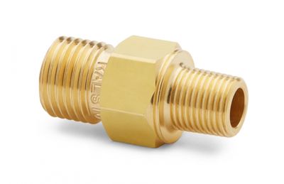 Ralston 1/8" Male BSPT (ISO 7/1) x Male Quick-Test, with Check-Valve, Brass # QTHA-1MB1-RT