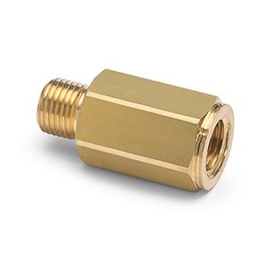 Ralston 1/4" Female BSPT (ISO 7/1) x Male Quick-Test, No Check-Valve, Brass # QTHA-2FB0-RT