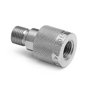 Ralston 1/4" Female NPT Quick-Connect x Male Quick-Test, No Check-Valve, S.S. # QTHA-2FS0-QD
