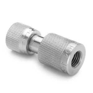 Ralston AN -4 Female 37 Degree Flare (AN/JIC) x Female Quick-Test, No Check-Valve, S.S. # QTHA-2FSA-AN-QD