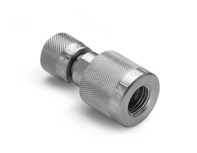 Ralston 1/4" Female BSPP Quick-Disconnect x Female Quick-Test, S.S. # QTHA-2FSA-RG-QD