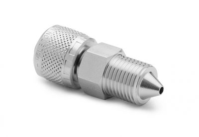 Ralston 1/4" Male High Pressure x Female Quick-Test, No Check-Valve, S.S. # QTHA-2MSA-XH