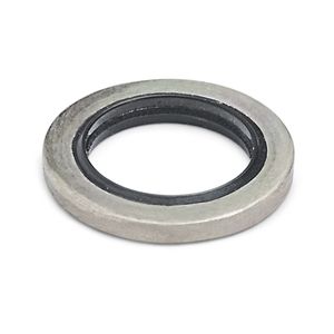 Ralston 3/8" Male Rs Bonded Seal Ring, Steel and Buna-N # QTHA-3BR-RS
