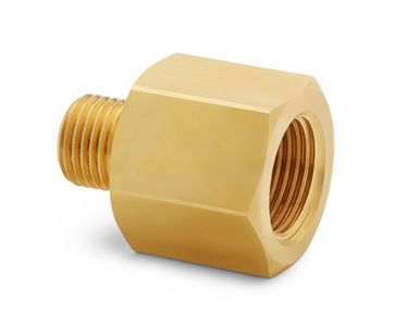 Ralston G 3/8" Female BSPP (ISO 228/1) x Male Quick-Test, No Check-Valve, Brass # QTHA-3FB0-RG