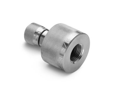 Ralston 3/8" Female BSPP Quick-Disconnect x Female Quick-Test, S.S. # QTHA-3FSA-RG-QD