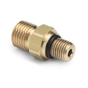 Ralston Male Quick-Test Outlet Port with Check Valve, Brass # QTHA-3SB1