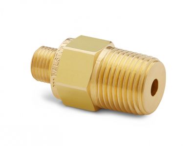 Ralston 1/2" Male NPT x Male Quick-Test, No Check-Valve, Brass # QTHA-4MB0