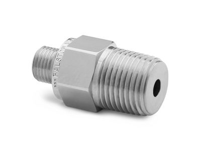 Ralston 1/2" Male NPT x Male Quick-Test, No Check-Valve, S.S. # QTHA-4MS0