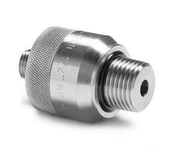 Ralston 1/2" Male NPT Quick-Connect x Male Quick-Test, S.S. # QTHA-4MS0-QD