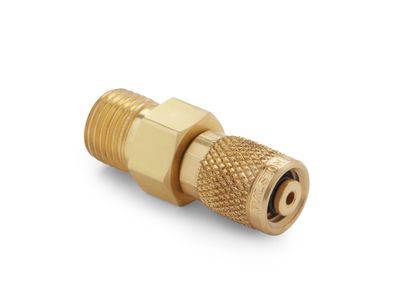 Ralston Metric 10 x 1.5 mm Female x Male Quick-Test, Brass # QTHA-MFB0-1015