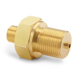Ralston Male M20 x 1.5mm x Male Quick-Test Adapter, Brass # QTHA-MMB0-2015