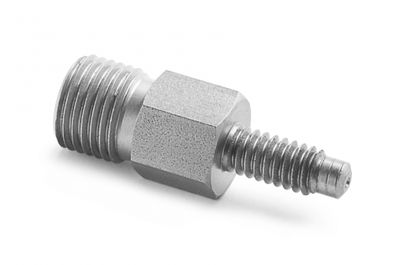 Ralston 1/4"-20 UNC Male Bleed Port x Male Quick-Test Adapter, S.S. # QTHA-NPS0
