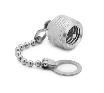 Ralston Cap and Chain, S.S. (For Any Male Quick-Test XT Adapter) # XTFT-CAPS