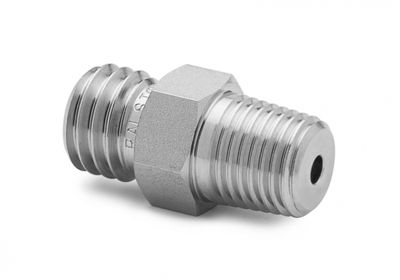 Ralston 1/4" Male NPT x Male Quick-Test XT Adapter, S.S. # XTHA-2MS0