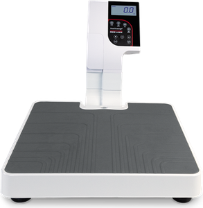 Rice 150-10-8 Digital Physician Scale Floor-Level Lake Scale, Floor Level 150-10-8 550lb(250kg) x 0.2lb includes 6 AA Alkaline batteries, short pillar
