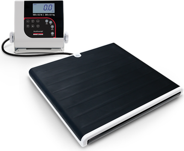 Rice Lake Scale, Floor Level 160-10-7N 550lb(250kg) x 0.2lb(100g) includes 6 AA Alkaline batteries, AC Adaptor 120/230V auto switching with NEMA 1-15 plug, USB 2.0 Cable AM/BM 1.5M, Serial Cable 9.5ft with female DB9 and RJ45 connectors
