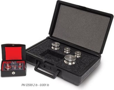 2 lb Range, Calibration Weight Set, ASTM Class 5